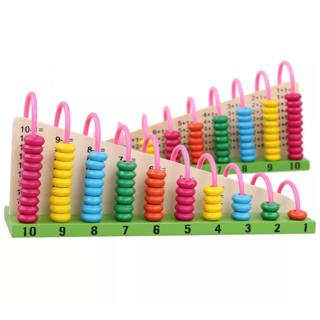 CountColor™ - Hölzernes Farb- und Zählspielzeug für Kinder ab 2 Jahren