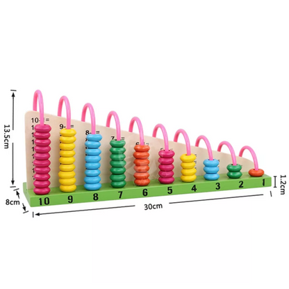CountColor™ - Hölzernes Farb- und Zählspielzeug für Kinder ab 2 Jahren