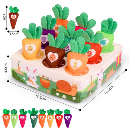 CarrotClasp™ - Plüschkarotte als Schlüsselanhänger - weiches & skurriles Accessoire für Kinder