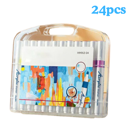 DoodleDrive Acrylmarker Set – Malen auf Allen Flächen – Ab 3 Jahren