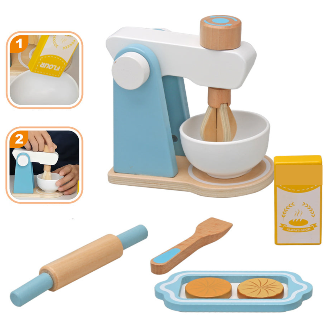 StirStory™ - hölzernes Mixerspielzeug für Kinder ab 3 Jahren - fördert das fantasievolle Rollenspiel