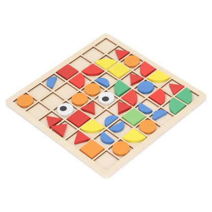 PatternPlay™ - Holzpuzzle mit Formen für Kinder ab 3 Jahren