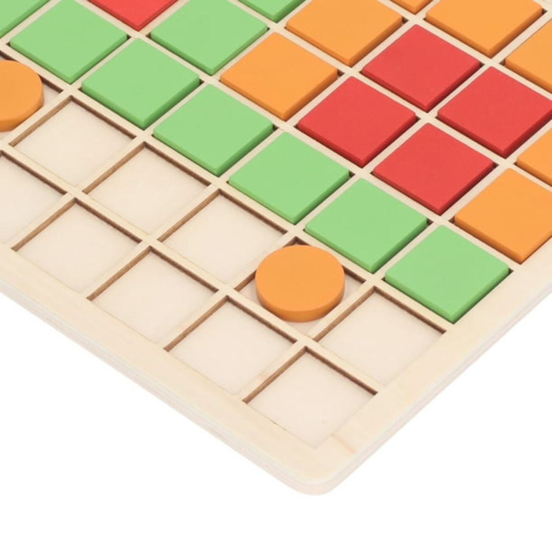 PatternPlay™ - Holzpuzzle mit Formen für Kinder ab 3 Jahren