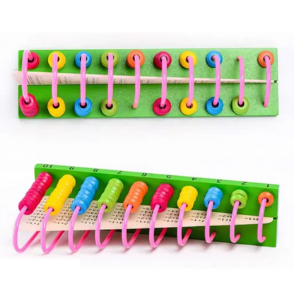 CountColor™ - Hölzernes Farb- und Zählspielzeug für Kinder ab 2 Jahren