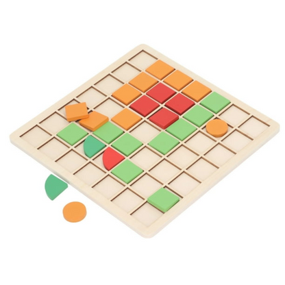 PatternPlay™ - Holzpuzzle mit Formen für Kinder ab 3 Jahren