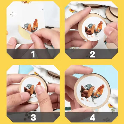 NatureNest™ – Holzpuzzle für Kinder ab 3+ – Fördert Kognitive Fähigkeiten