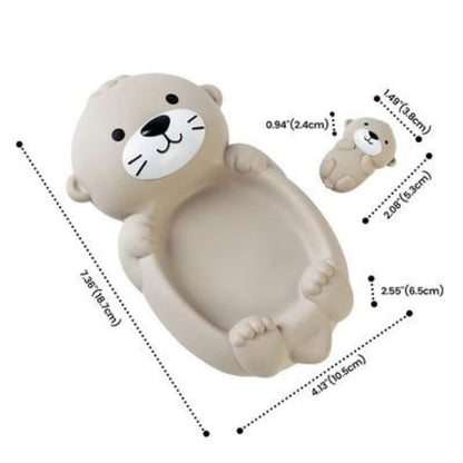 OtterNest – Schwimmende Otter-Familien-Badespielzeuge für Kinder ab 1,5 Jahren – Fördert Bindung & Fantasievolles Wasserspiel
