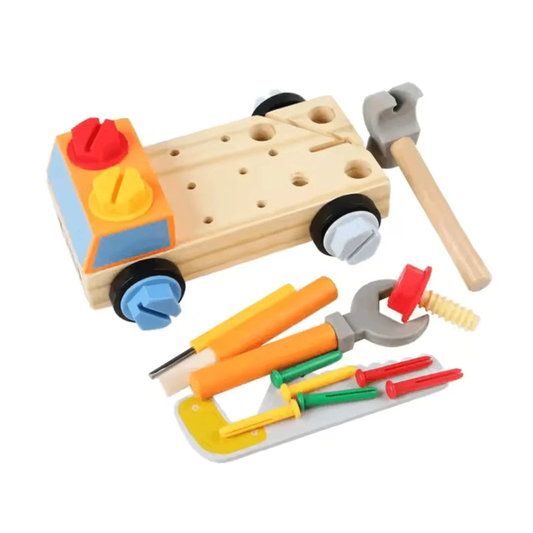 TinyTinker™ – Montessori Holzschraubbrett für Kinder ab 3+ – Fördert Feinmotorik