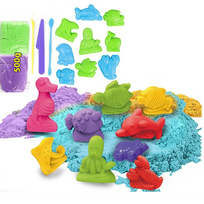 SandSculpt – Kinetik-Sand Kreativset ab 3 Jahren