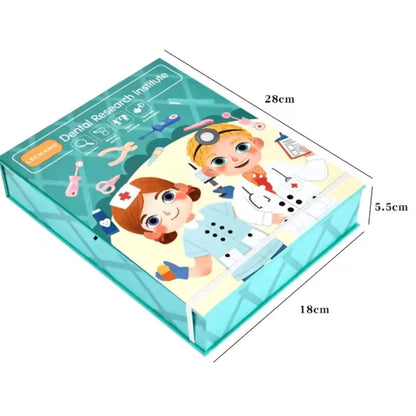 TinyDent™ – Zahnarzt-Spielset für Kinder ab 3+ – Fördert Fantasievolles Rollenspiel