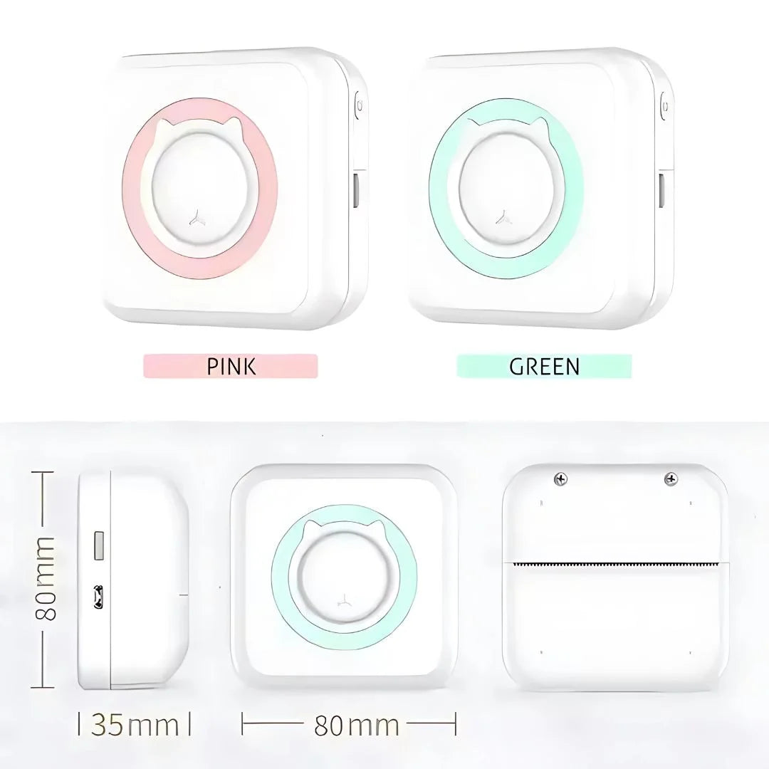 SnapBot™ – Kinder Bluetooth Sofortbild Drucker ab 6 Jahren | Thermodruck Knips & Druck