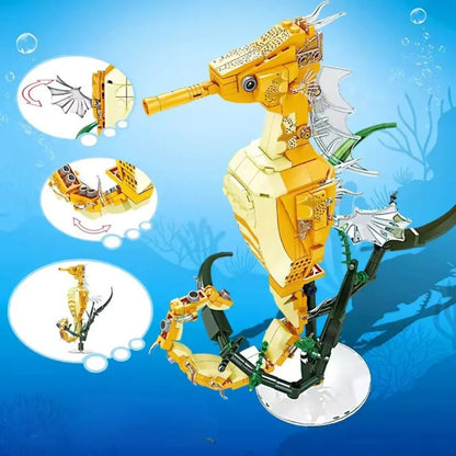 AquaBricks – Ozean Tier Bausteine Set für Kinder ab 6 Jahren