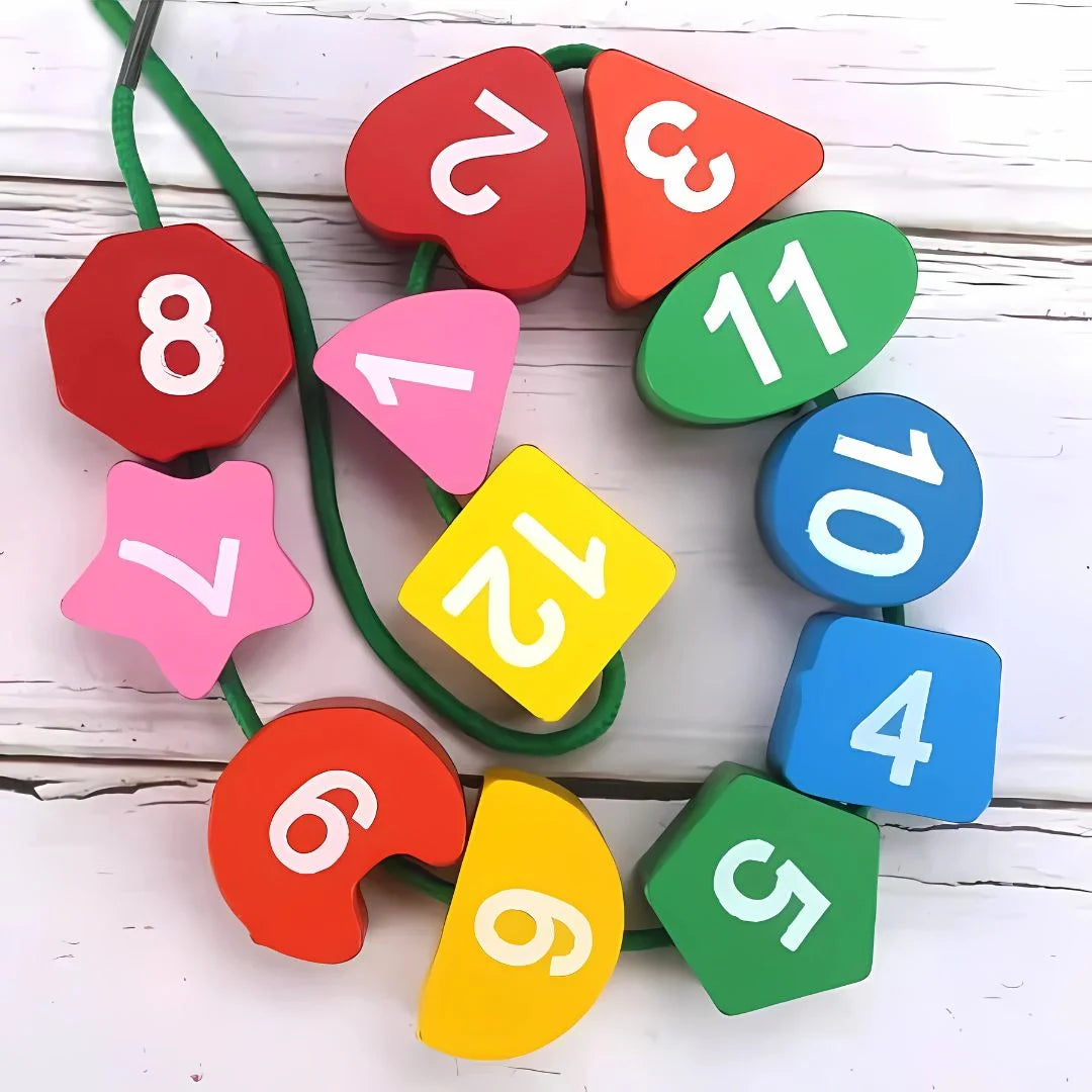 TickTocky™ – Kinder Lernuhr aus Holz ab 3 Jahren | Uhrzeit Lernen