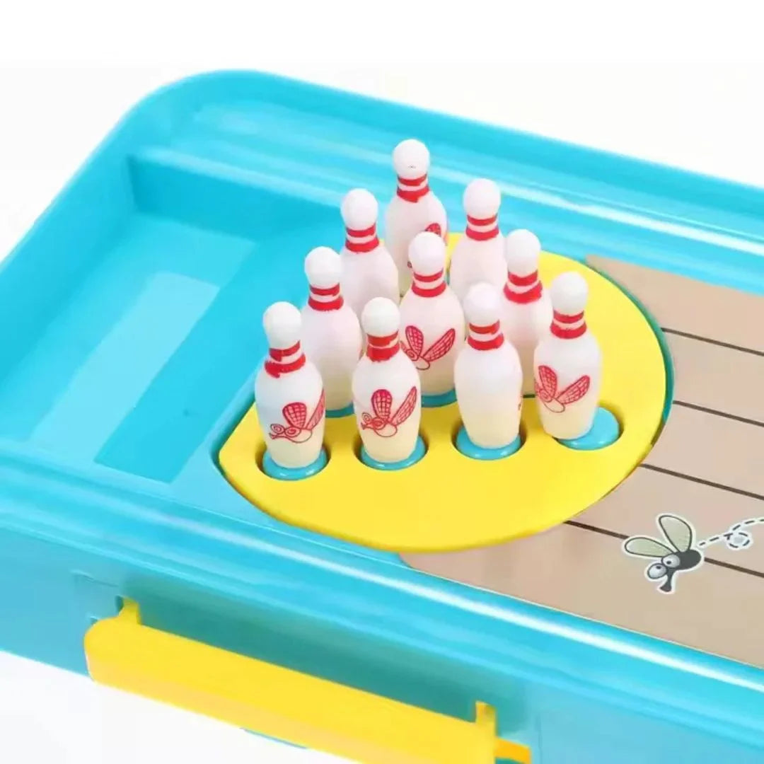 FroloRoll™ - Mini-Frosch-Bowling-Set für Kinder ab 4 Jahren