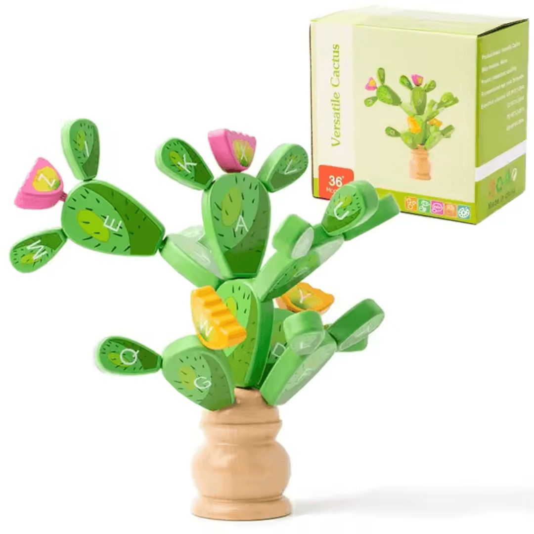 LeafCraft™ – Holz-Alphabetbaum für Kinder ab 3+ – Fördert Sprachfähigkeiten