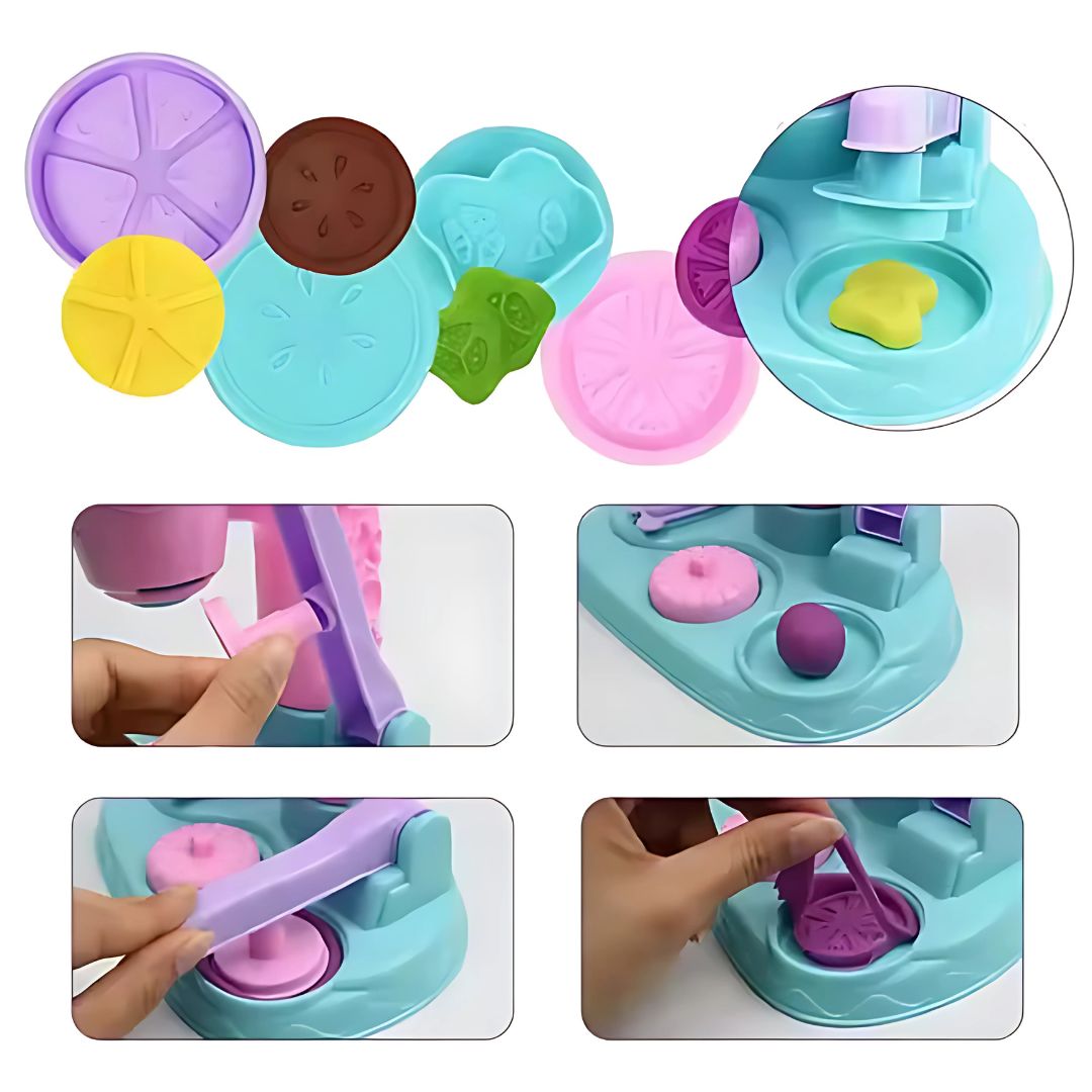 ScoopMold™ – Eiscreme Knetmaschine Spielset für Kinder ab 4 Jahren