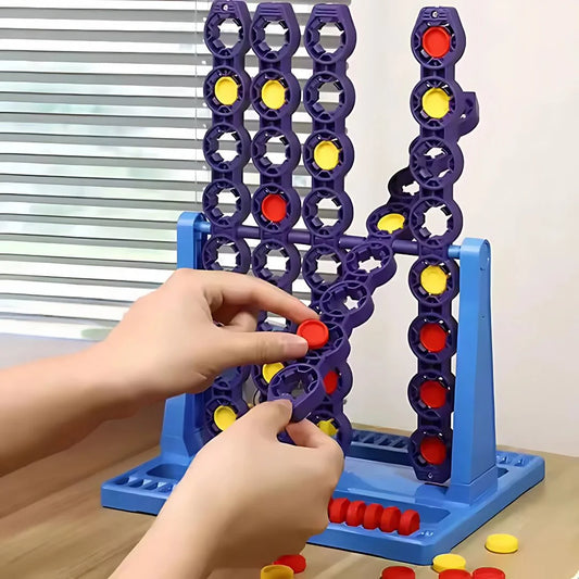 SpinRow™ – Kinder Dreh Vier Gewinnt Spiel ab 4 Jahren | Strategie & Spaß