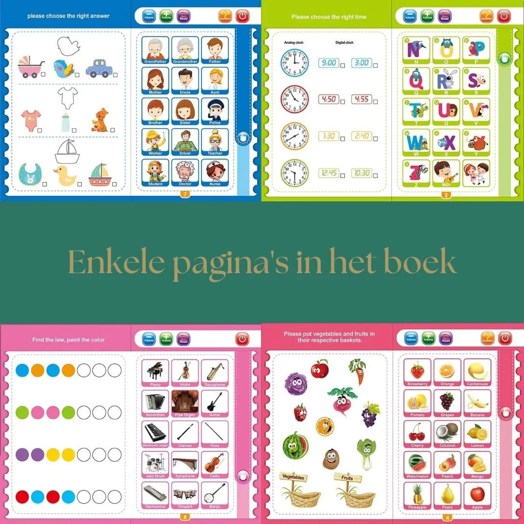 TuneABC™ – Kinder Musikbuch Buchstaben ab 2 Jahren | Englisches Alphabet & Lieder Lernen