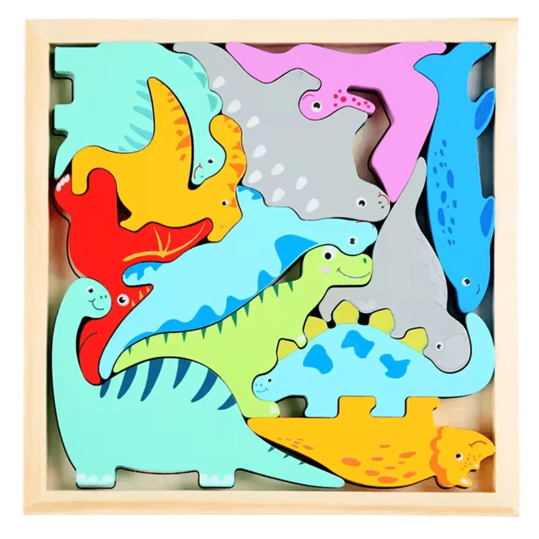 ShapeNest™ – Holzform-Sortierpuzzle für Kinder ab 3+ – Fördert Feinmotorik