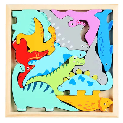 ShapeNest™ – Holzform-Sortierpuzzle für Kinder ab 3+ – Fördert Feinmotorik