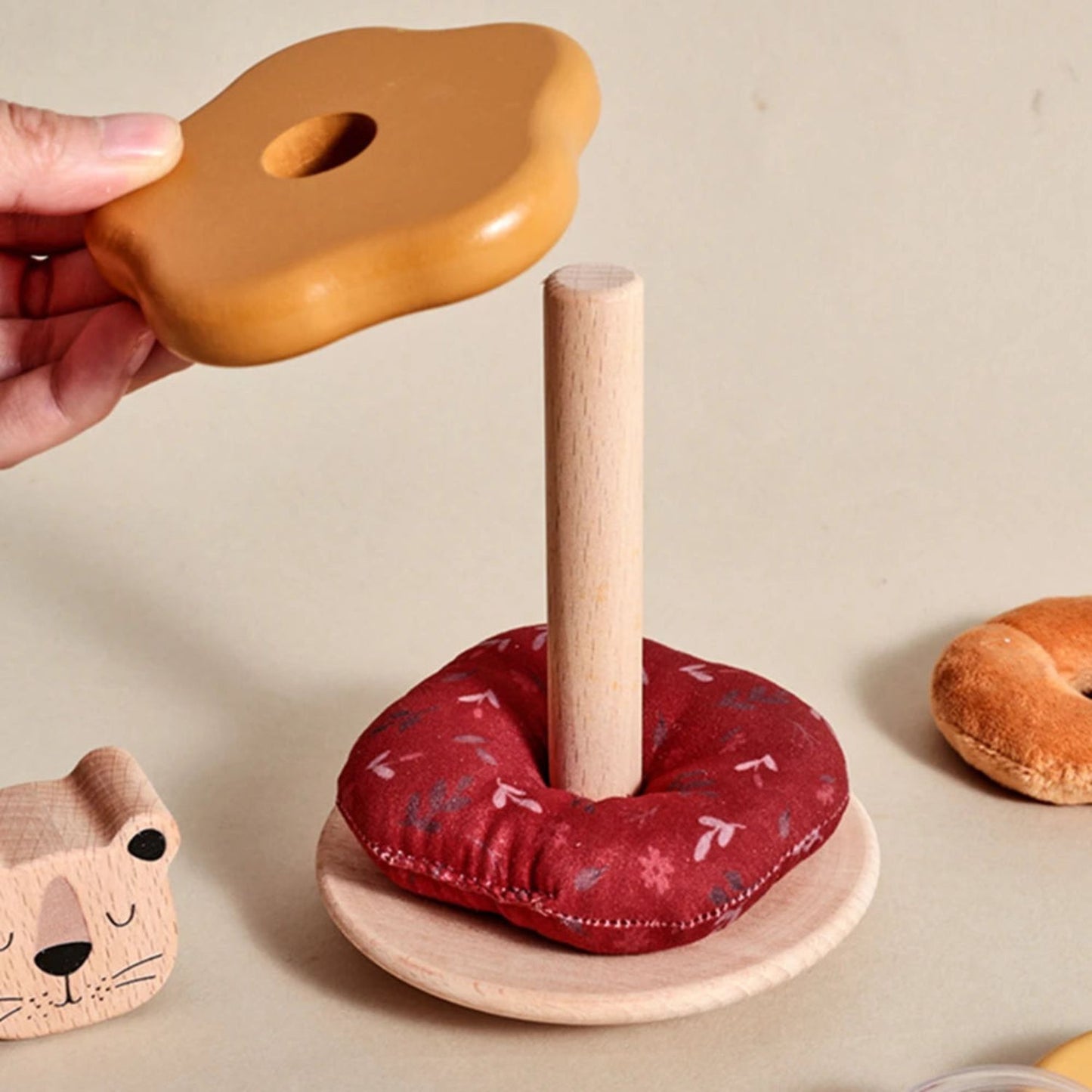 SiliStacks™ – Silikon Stapelspielzeug für Babys | Zahnungssicher | Ab 6 Monaten