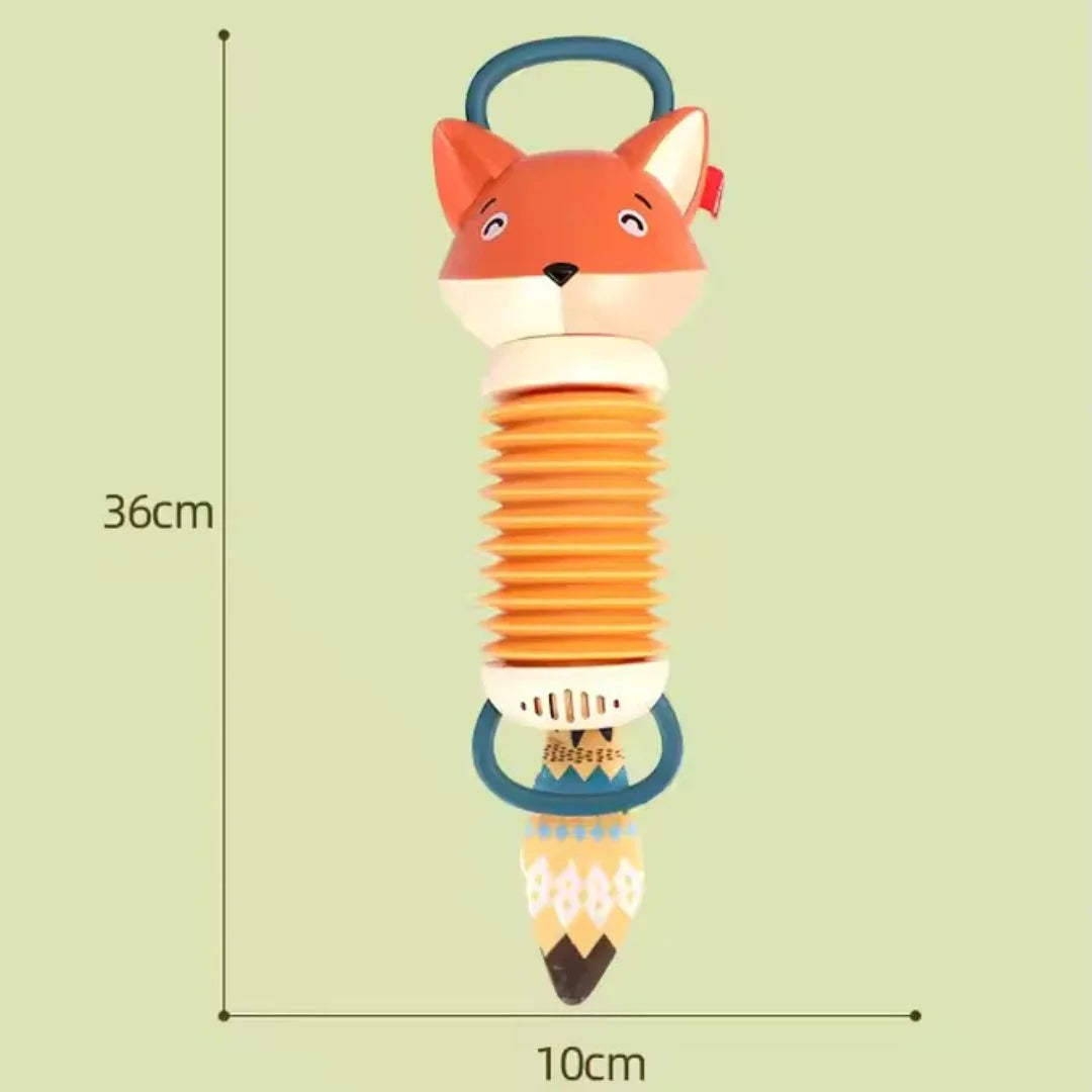 MelodyFox™ - Akkordeonspielzeug aus Holz für Kleinkinder