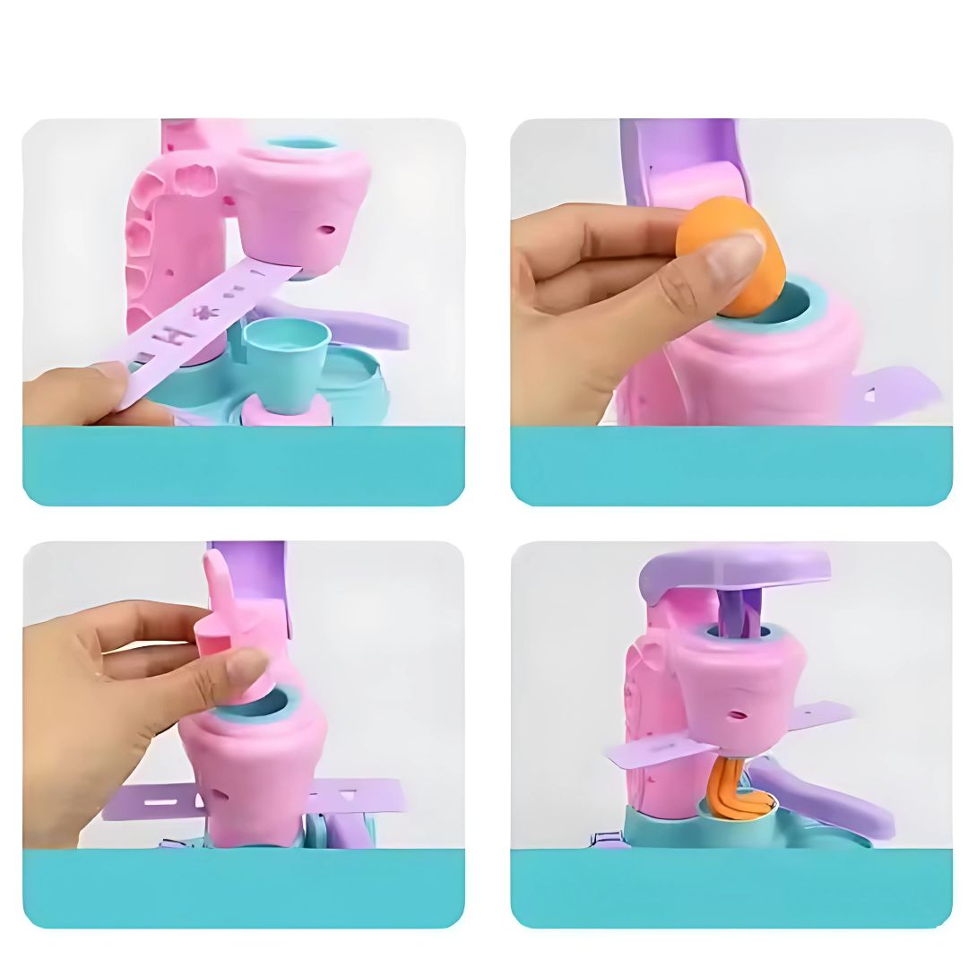 ScoopMold™ – Eiscreme Knetmaschine Spielset für Kinder ab 4 Jahren