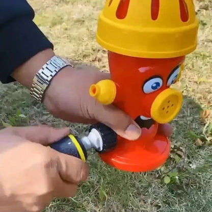 AquaSprout™ – Cartoon Hydrant Wasserbrunnen für Kinder ab 3+ – Fördert Draußenspiel