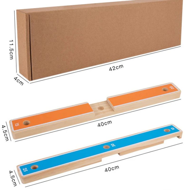 TossTrak – Holz-Ringwurfspiel für Kinder ab 3 Jahren – Fördert Konzentration und Koordination im Freien