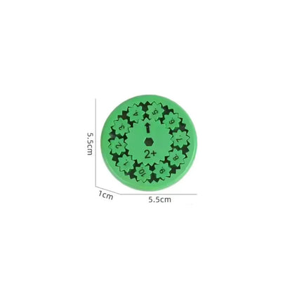 SpinSum™ – Kinder Mathe Fidget Spinner ab 3 Jahren | 9er-Set Zählen & Konzentration