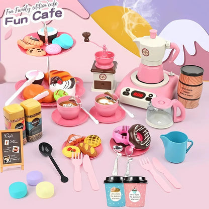 BrewBakers Holz Café & Bäckerei Spielset – Barista-Rollenspiel – Ab 3 Jahren