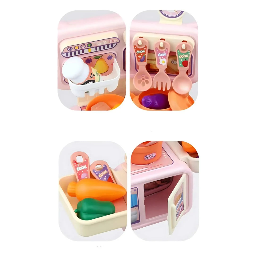 ChefPlay Kitchen – Kinder Spielküche aus Kunststoff – Rollenspiel-Spielzeug – Ab 3 Jahren