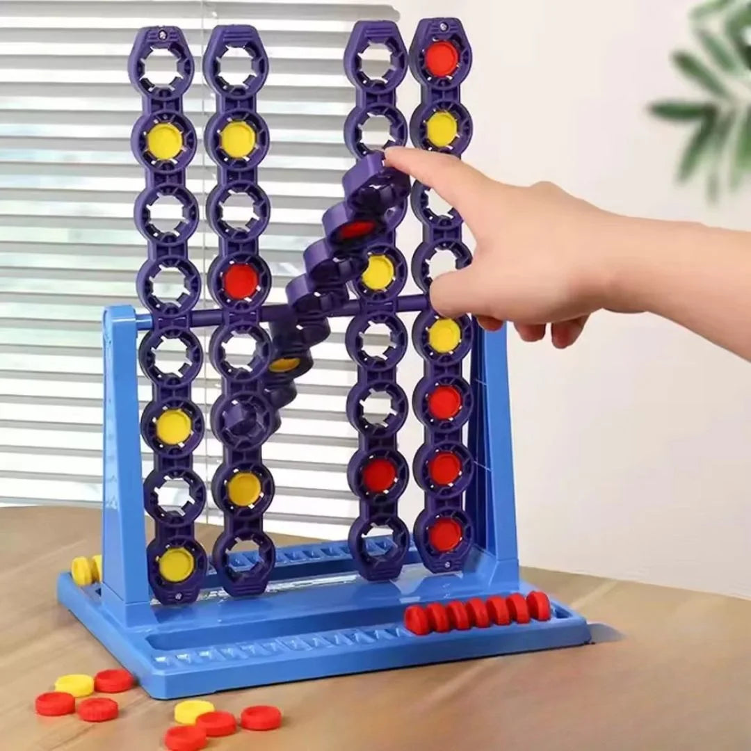 SpinRow™ – Kinder Dreh Vier Gewinnt Spiel ab 4 Jahren | Strategie & Spaß