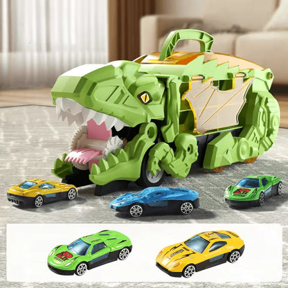 DinoDrive™ – Dinosaurier-Spielzeugauto für Kinder ab 3+ – Interaktives Spielen und Lernen