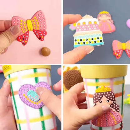 CraftyKids Perlenstift Bastelset – Kreatives DIY für Kinder – Ab 6 Jahren