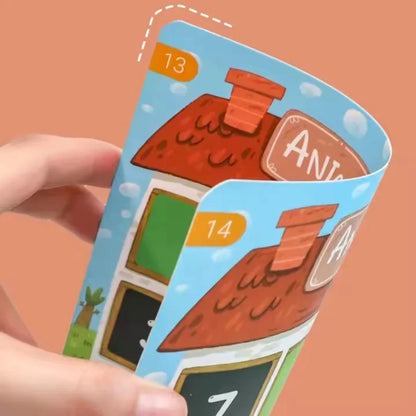 LogicPals Magnetisches Logikspiel – Montessori Tierpuzzle – Ab 4 Jahren