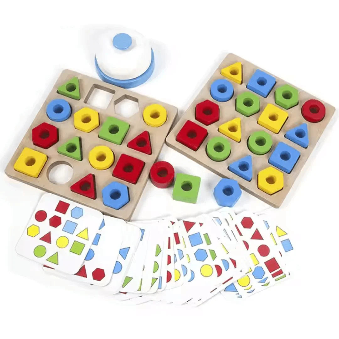 ShapeMastery™ – Formensortierspiel für Kinder ab 3+ – Fördert die Hand-Augen-Koordination