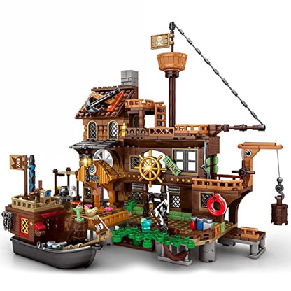 TreasureFortress - Piratenboot Bau-Spielzeug