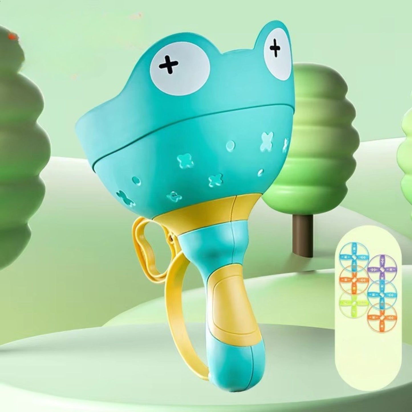 DiscZoom – Katapult-Flugscheiben-Set für Kinder ab 4 Jahren – Fördert das Spielen im Freien, Bewegung & Hand-Augen-Koordination