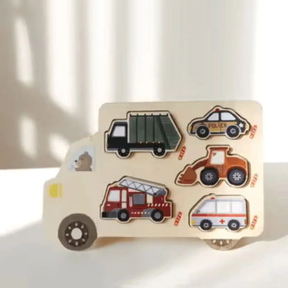 WoodQuest™ – Holzpuzzle für Kinder ab 3+ – Fördert Problemlösungsfähigkeiten