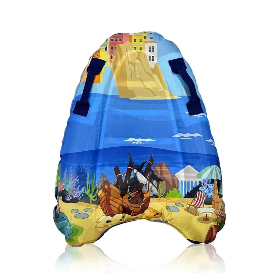 Wavey™ – Aufblasbares Kinder Bodyboard ab 5 Jahren | Sicherer Strandspaß