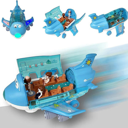 PilotWhiz – Rollendes Spielzeugflugzeug für Kinder ab 2 Jahren – Fördert fantasievolles Rollenspiel & Feinmotorik