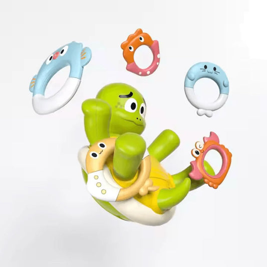 SplashWhirl™ – Wasserspielzeug Schildkröte für Kinder ab 3+ – Fördert Badespaß