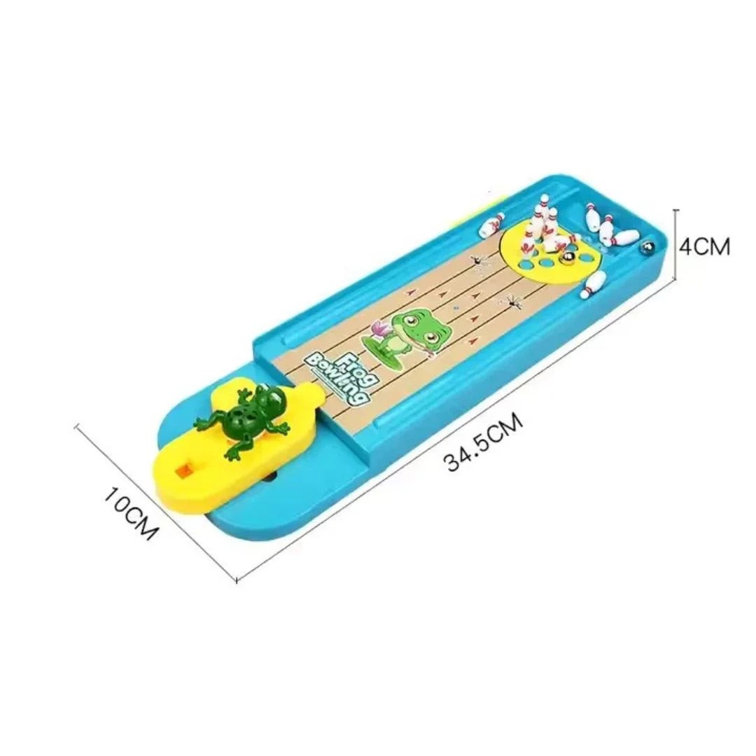 FroloRoll™ - Mini-Frosch-Bowling-Set für Kinder ab 4 Jahren