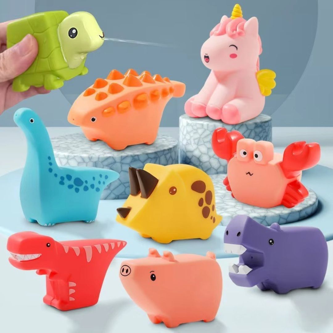 SquirtSafari – Tierische Wasserspritz-Badespielzeuge für Kinder