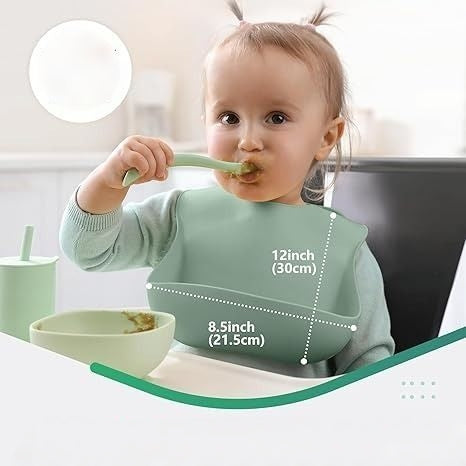 ComfyBib - Silikon Baby Lätzchen Wasserdicht