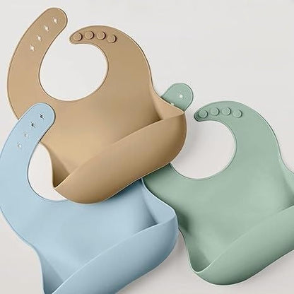 ComfyBib - Silikon Baby Lätzchen Wasserdicht