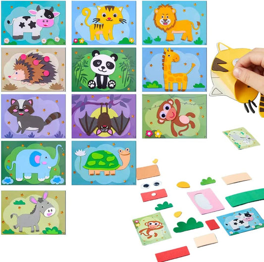 StickerPuzzles - Basteln Basteln Puzzle Spielzeug Filz Stoff Aufkleber