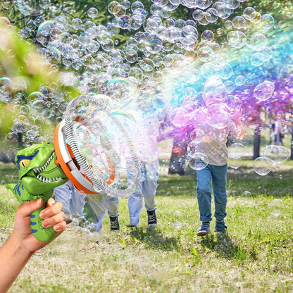 DinoBubble - Dinosaurier-Seifenblasenpistole
