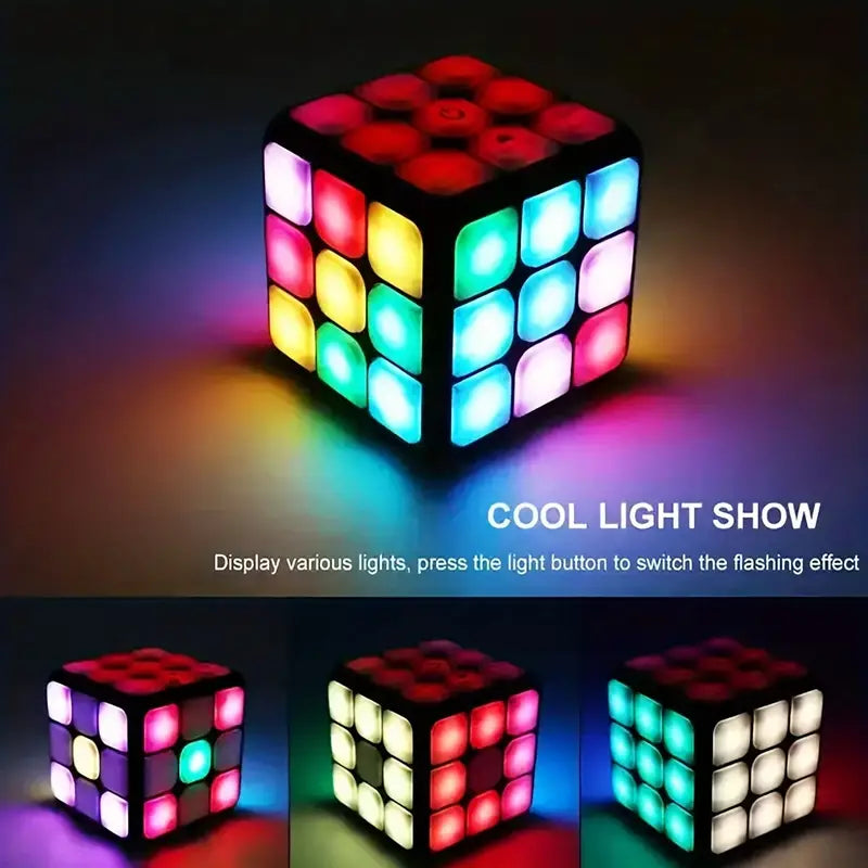 GalaxyCube – Leuchtendes Gedächtnisspiel für Kinder ab 6 Jahren – Fördert Konzentration & Reaktion